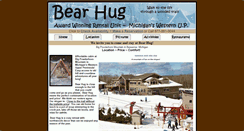 Desktop Screenshot of bearhugcabin.com